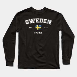 Sweden Long Sleeve T-Shirt